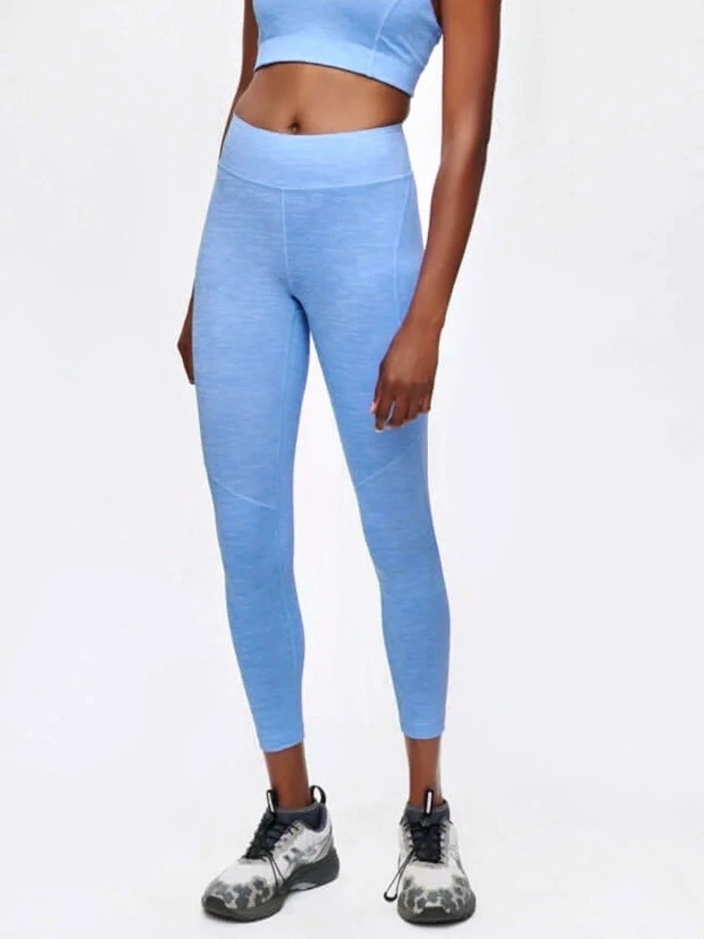 Outdoor Voices TechSweat 7/8 Leggings Periwinkle Blue Medium